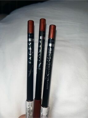 Bundle of 3 Copper/Bronze waterproof Eye Liner Trio